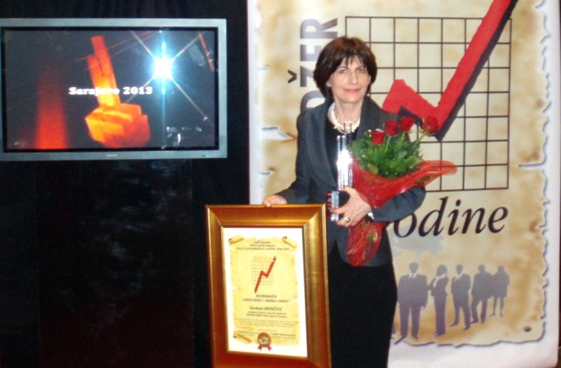 Gordana Kovačević – „Najmenadžer“ desetljeća i „Poslovna žena“ godine / Gordana Kovačević – “The Manager of the Decade”, “The Business Woman of the Year”