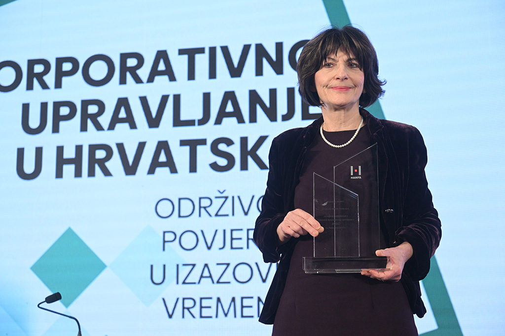 Gordana Kovačević s priznanjem Hanfe